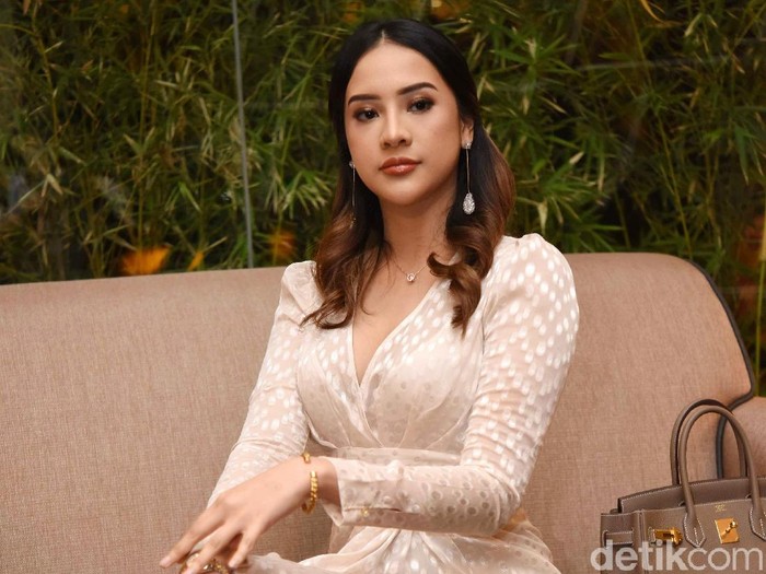 Anya Geraldine saat ditemui di kawasan Epicentrum.