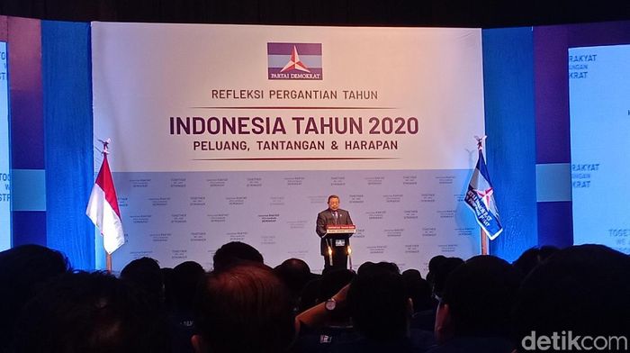 Foto: Ketum Partai Demokrat Susilo Bambang Yudhoyono atau SBY di JCC, Senayan, Jakarta. (Gibran-detikcom) Foto: Ketum Partai Demokrat Susilo Bambang Yudhoyono atau SBY di JCC, Senayan, Jakarta. (Gibran-detikcom)