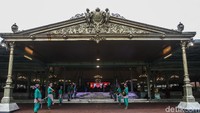 Beginilah rupa Pendopo Ageng di Puro Mangkunegaran.  (Rifkianto Nugroho)