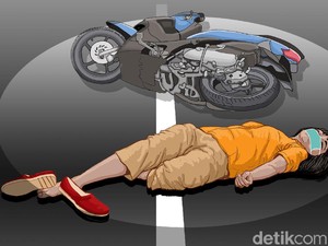 Scoopy Vs Truk di Jogonalan Klaten, Pemotor Tewas