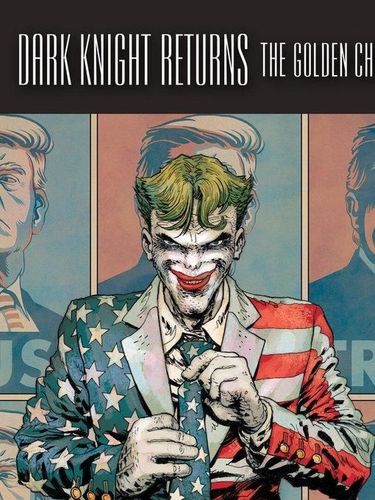 Joker Berdiri di Depan Poster Donald Trump Jadi Perhatian