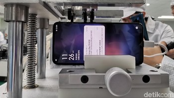 Tak sampai di situ, ada uji coba fingerprint sebanyak 1 juta kali percobaaan. Foto: detikINET/Aisyah Kamaliah