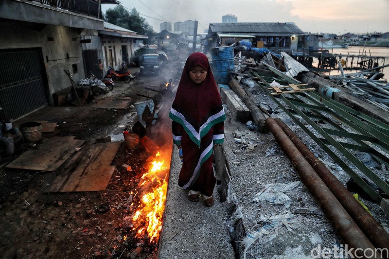 Potret Pilu Permukiman Warga di  Pesisir  Utara  Jakarta