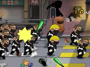 China Bikin Game Pukuli Demonstran Hong Kong