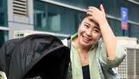 Chikita berbagi cerita soal putranya yang berusia delapan bulan. Pool/Noel/detikFoto.