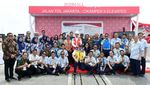Saat Jokowi Cek Langsung Jalan Tol Jakarta-Cikampek