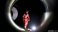 Progres pembangunan Pembangkit Listrik Tenaga Air (PLTA) Jatigede 2 x 55 MW yang saat ini sudah mencapai 73,18 %. 