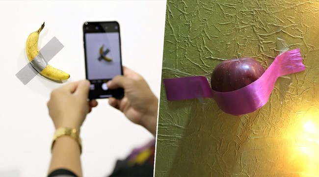 Selain Pisang Dilakban, 5 Karya Seni Makanan Ini Juga Dilakban di Dinding