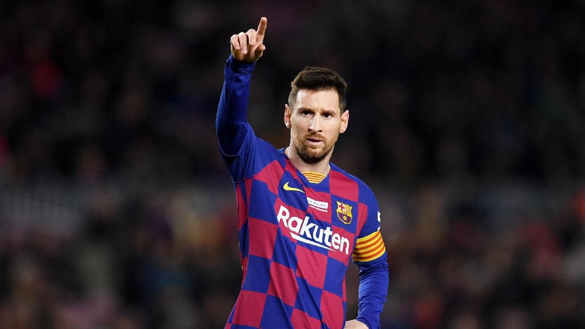 Striker Barcelona Lionel Messi. (Foto: Alex Caparros / Getty Images)