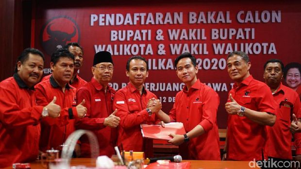 Gibran Resmi Daftar Cawalkot Solo, Berkas Dinyatakan Lengkap