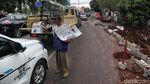Bongkar Pasang Trotoar Cikini yang Tak Kunjung Rampung