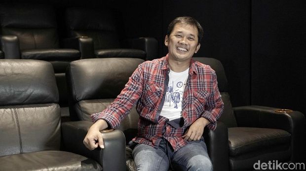 Hanung Bramantyo saat ditemui di MD Palace.