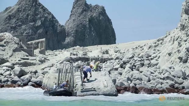 Cerita Penumpang Kapal Pesiar yang Saksikan Gunung Selandia Baru Meletus