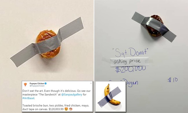 Selain Pisang Dilakban, 5 Karya Seni Makanan Ini Juga Dilakban di Dinding