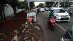 Bongkar Pasang Trotoar Cikini yang Tak Kunjung Rampung