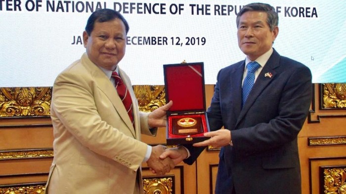 Bertemu Menhan Korsel, Prabowo Harap Bisa Tingkatkan Kerja Sama Pertahanan