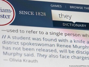 They Dinobatkan Sebagai Kata Tahun Ini versi Merriam-Webster Dictionary