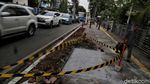 Bongkar Pasang Trotoar Cikini yang Tak Kunjung Rampung