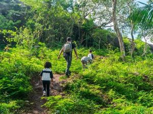 Serunya Ajak Anak-anak Trekking ke Gunung Api Purba Nglanggeran
