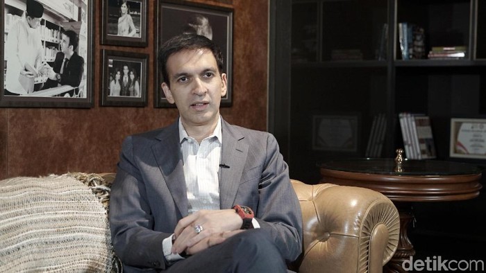 Manoj Punjabi saat ditemui di MD Palace.