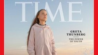 Sosok aktivis lingkungan asal Swedia, Greta Thunberg, kembali jadi perbincangan dunia. Pasalnya gadis berusia 16 tahun itu terpilih menjadi Person of the Year untuk tahun 2019 versih majalah TIME. TIME Magazine via AP Photo.