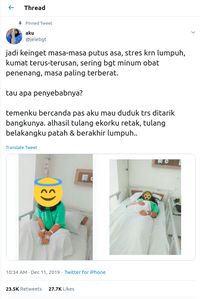 Utasan cerita Sinta soal bahaya bercanda tarik kursi.