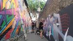 Gang Kampung Jakarta Dipercantik Graffiti dan Mural