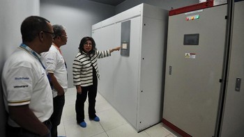 Data center ini berada di atas lahan seluar 2.500 m2 dengan kapasitas 256 rak.