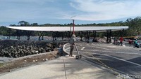 Penataan ini untuk memberikan kenyamanan para wisatawan yang berkunjung ke Pantai Pangandaran.