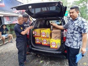 Polres Gowa Sita Ratusan Botol Miras Ilegal