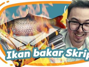 Waduh! Edho Zell Buat Ikan Bakar Skripsi dengan Bakar Skripsinya