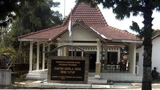 Desa tutup.