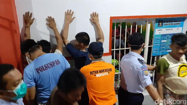 Sidak Rutan Makassar.