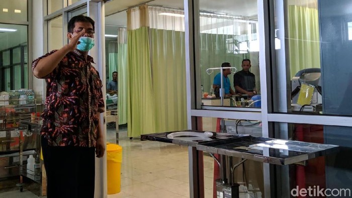 Ruang perawatan korban di RSUD dr Harjono (Foto: Charolin Pebrianti/detikcom)