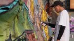 Gang Kampung Jakarta Dipercantik Graffiti dan Mural