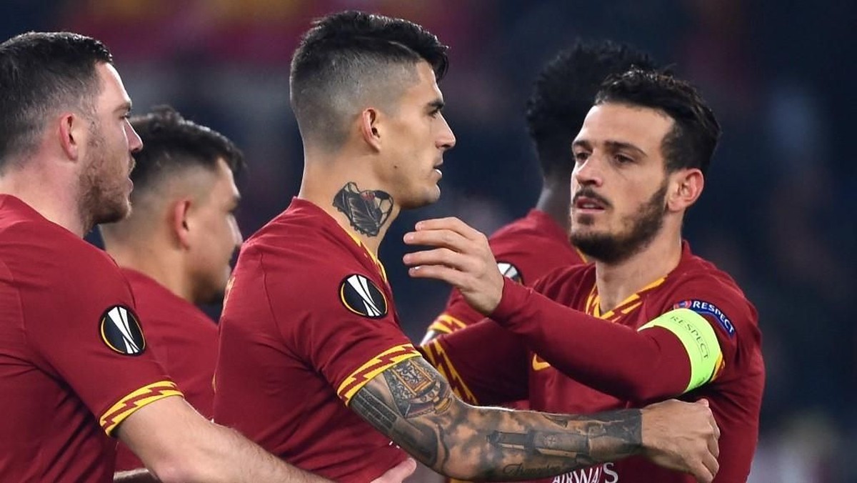 AS Roma lolos ke babak 32 besar Liga Europa meski bermain imbang dengan Wolfsberger (Foto: Filippo MONTEFORTE / AFP)