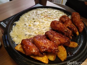 Kims K-Food : Gurih Mulur Cheese Rolling Chiken Khas Korea