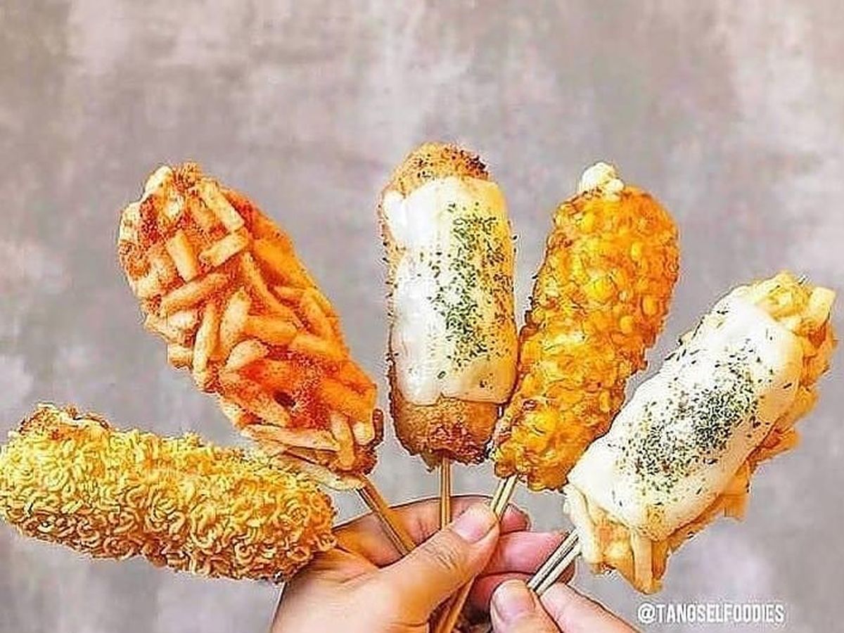 Makanan corndog hotsell