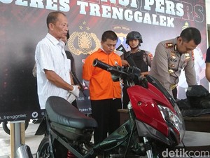 Tak Kapok Curi Motor, Residivis Ini Kembali Dibui