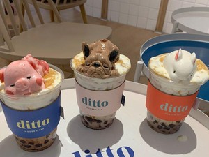 Gemas! Bubble Tea Ini Diberi Topping Marshmallow Kelinci