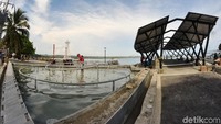 Arena bermain air juga ditata.