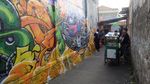 Gang Kampung Jakarta Dipercantik Graffiti dan Mural