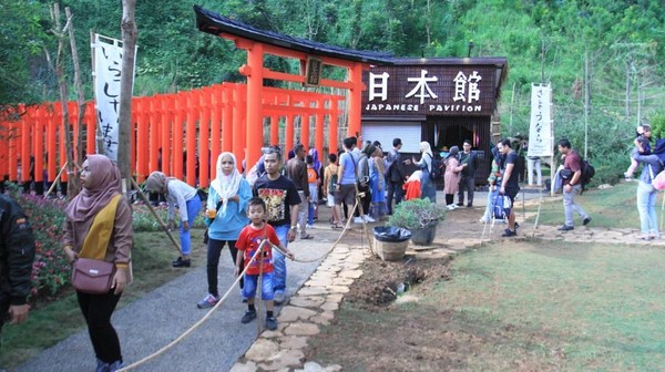 Setelah mengunjungi Korea Selatan, kita bisa mengunjungi negara lainnya. Enam negara lain seperti India, Jepang, Thailand, Timur Tengah, Afrika dan Indonesia ada di bagian bawah. (Wisma Putra/detikcom)