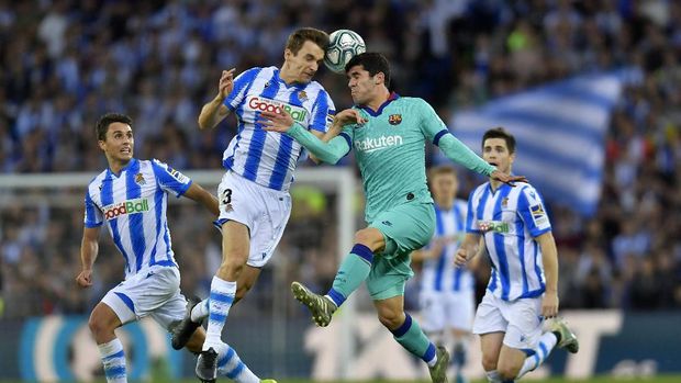 Hasi Liga Spanyol: Barcelona Ditahan Real Sociedad 2-2