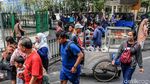 Aduh! Hak Pejalan Kaki di Kawasan Stasiun Gondangdia Dicuri