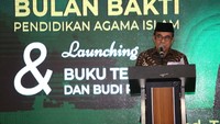 Dalam kegiatan ini hadir Dirjen Pendidikan Islam Prof. Dr. Phil. Kamaruddin Amin, MA dan Direktur Pendidikan Agama Islam Dr. Rohmat Mulyana, M.Pd.