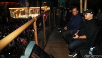 CT menyaksikan langsung konser di HUT Transmedia ke-18.