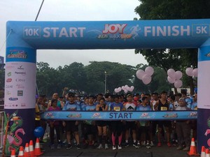 Transmart Jamboree Ditutup 3.000 Peserta Joy Run Transmart Graha