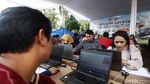 Ramai! Begini Suasana Simulasi Test CPNS Berbasis CAT di Monas