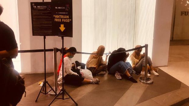 EXO-L sudah tiba sejak tengah malam